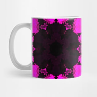 Psychedelic Hippie Flower Purple Mug